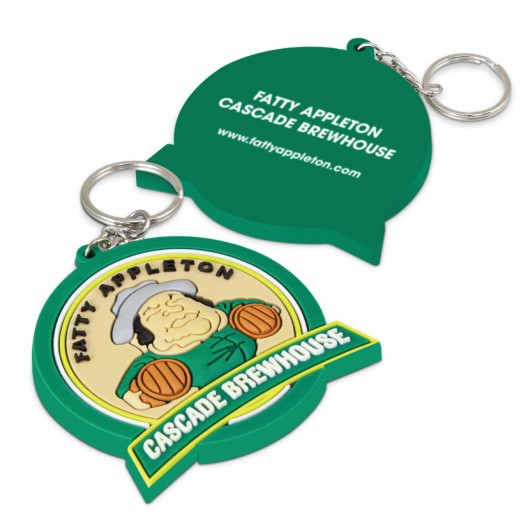 Promotional One Sided Custom Keyrings